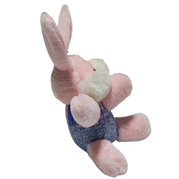 Easter Bunny 7 inch Plush Pink Rabbit Spring Stuffed Animal Toy Main Joy - Picture 3 of 6
